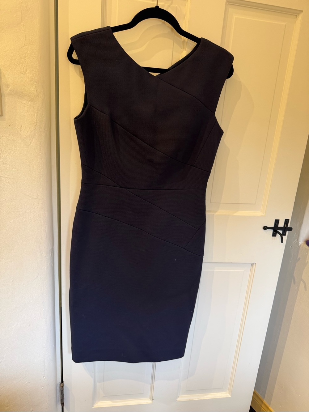 Classiques Entier Navy Sheath Dress Size 8 | Career Office Cocktail